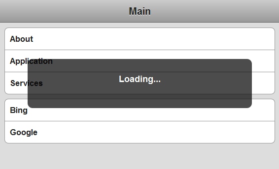 Loading page