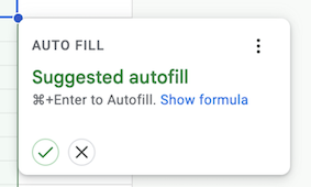 google autofill
